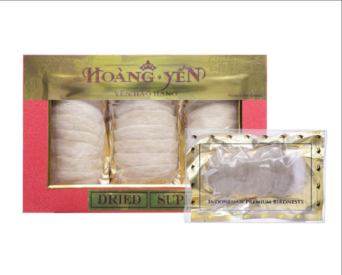 DRIED SUPER Hoàng Yến - 250 grams + AAA Dried 28grams + Herbs + Rock Sugar + Ginseng